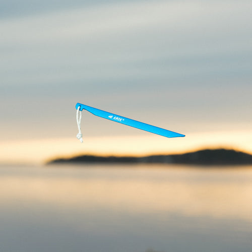 Aluminium camping stakes
