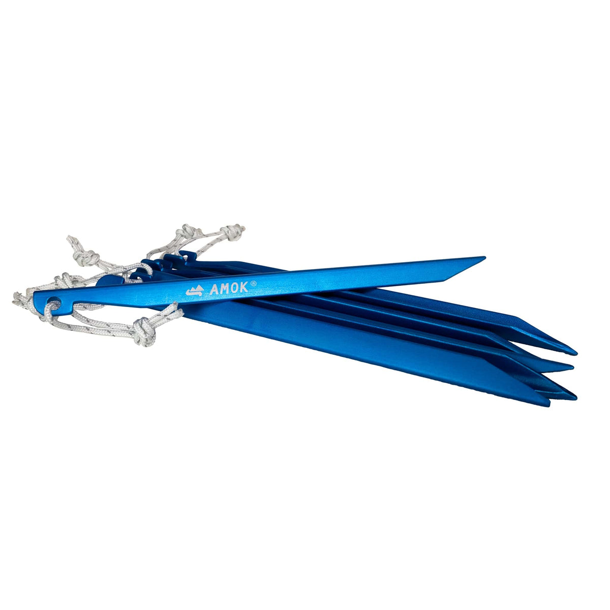 Aluminium camping stakes