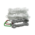 Guylines (8 pcs + 2 carabiners)
